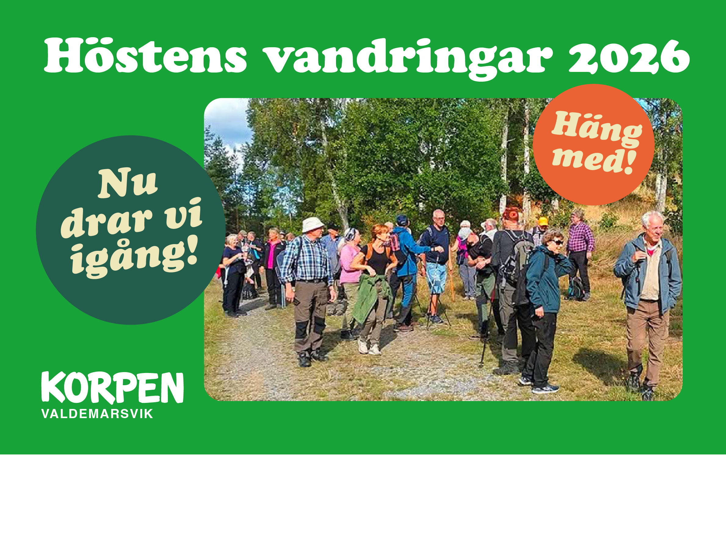 Höstens Vandringar 2026 INGANG