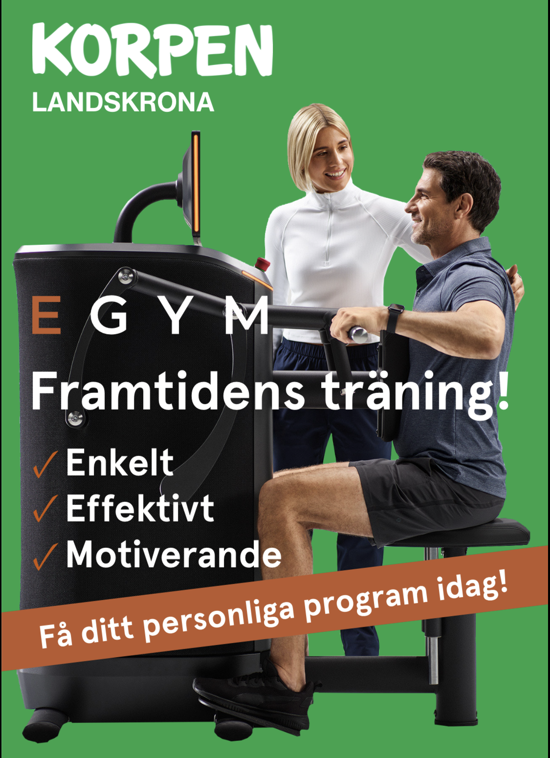 EGYM inteligent, personlig & motiverande träning